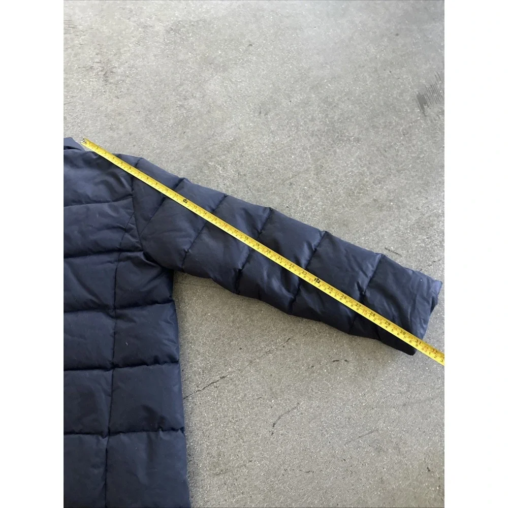 Aubin Wills Jacket Mens Blue Sz M Bodywarmer Gilet Button-Up Puffer Logo Casual